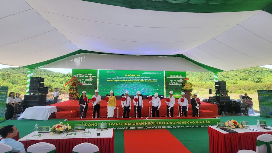 BAF开始建设越南最大的超级农场，预计每年可产生高达3.4万亿越南盾的收入。